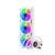 1stPlayer Water Cooling 360mm - Thunderstorm TS4 360 White - Digital Display, aRGB, image , 5 image