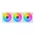 Xigmatek Комплект вентилатори Fan Pack 3-in-1 3x120mm - Starlink Ultra Arctic - Infinity Mirror, A-RGB, image 