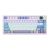 Aula геймърска механична клавиатура Wireless Gaming Mechanical Keyboard F75 MAX - Reaper Switch [Linear] (English US), White, Blue, Purple, image 