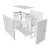 Geometric Future Case EATX - Model 5 Vent White - 5 x 140 mm aRGB fans included, image , 4 image
