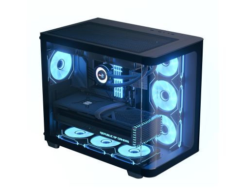 AeroCool кутия Case ATX - P500C-G-BK-v1 - 4 x 120 mm Infinity Mirror A-RGB, image _ab__is.image_number.default
