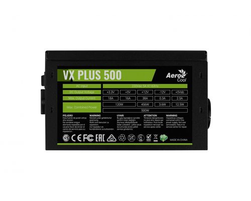 AeroCool захранване PSU VX PLUS STEALTH 500W - ACPN-VS50NEY.12, image _ab__is.image_number.default