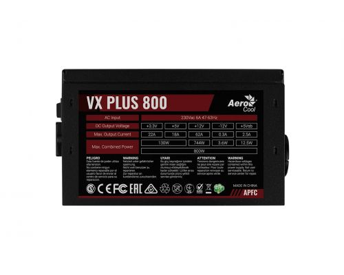 AeroCool захранване PSU VX PLUS STEALTH 800W A-PFC - ACPN-VS80AEY.12, image _ab__is.image_number.default