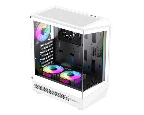 Gamemax Case ATX - Vista COC AW - 5 x 120 mm A-RGB Fans, MB Plate COC Fan, image , 2 image