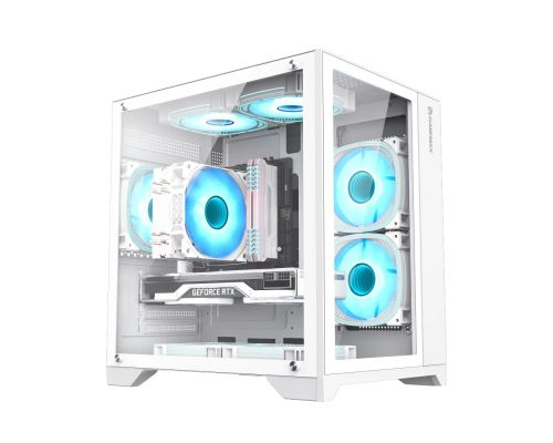Gamemax Case mATX - Infinity Mini White, image 