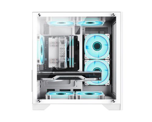 Gamemax Case mATX - Infinity Mini White, image , 5 image
