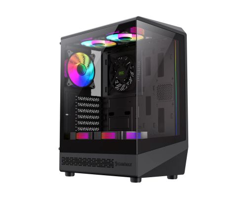 Gamemax Case ATX - Vista COC AB - 5 x 120 mm A-RGB Fans, MB Plate COC Fan, image 