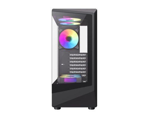 Gamemax Case ATX - Vista COC AB - 5 x 120 mm A-RGB Fans, MB Plate COC Fan, image , 3 image