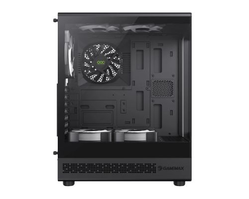 Gamemax Case ATX - Vista COC AB - 5 x 120 mm A-RGB Fans, MB Plate COC Fan, image , 7 image