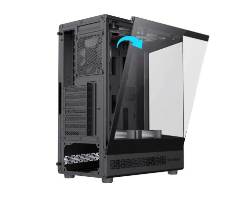 Gamemax Case ATX - Vista COC AB - 5 x 120 mm A-RGB Fans, MB Plate COC Fan, image , 8 image