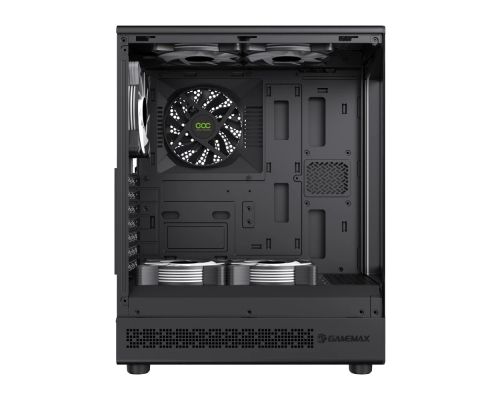 Gamemax Case ATX - Vista COC AB - 5 x 120 mm A-RGB Fans, MB Plate COC Fan, image , 9 image