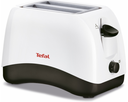 Tefal TT130130, Delfini 2, Toaster, 850W, 2 Hole, 7 Stage thermostat, Stop function, Defrosting, Reheating, white, image 
