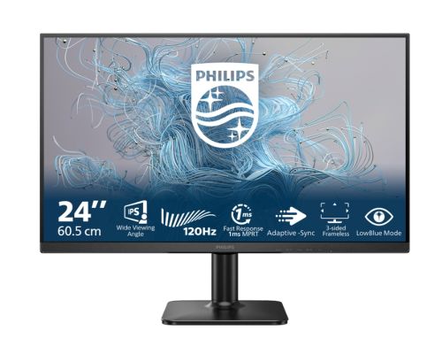 Philips 24E2N1110, 23.8" IPS WLED, 1920x1080@120Hz, 4ms GtG, 1ms MPRT, 300cd m/2, 1500:1, Mega Infinity DCR, Adaptive Sync, FlickerFree, LowBlue Mode, Tilt, D-SUB, HDMI, image 