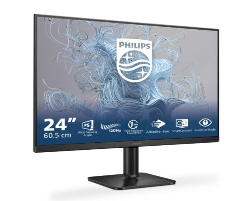Philips 24E2N1110, 23.8" IPS WLED, 1920x1080@120Hz, 4ms GtG, 1ms MPRT, 300cd m/2, 1500:1, Mega Infinity DCR, Adaptive Sync, FlickerFree, LowBlue Mode, Tilt, D-SUB, HDMI, image _ab__is.image_number.default