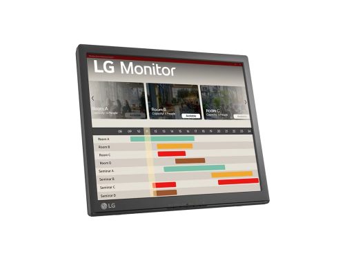 LG 17BR30T-B, 17" 5:4 TFT  TN LCD Touch Screen Anti-Glare, SXGA (1280x1024), 5 ms, 1000:1 (Native), 200cd, D-SUB, USB Upstream Port, Tilt, Black, image 