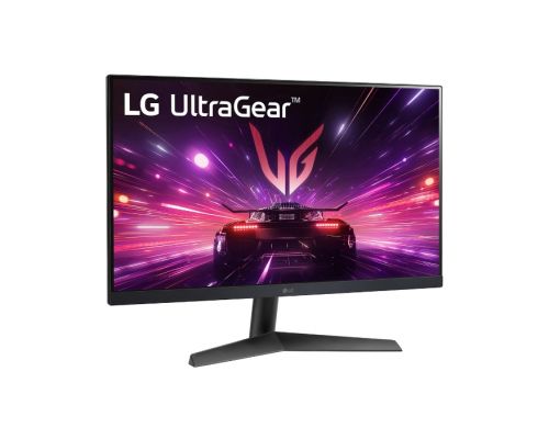 LG 24GS60F-B, UltraGear, 23.8" IPS, AG, 1ms GtG, 180Hz, 1000:1, 300cd/m2, Full HD 1920x1080, NVIDIA G-SYNC, Radeon FreeSync, HDR 10, sRGB 99%, HDMI, DisplayPort, Reader Mode, Headphone out, Tilt, Black, image _ab__is.image_number.default