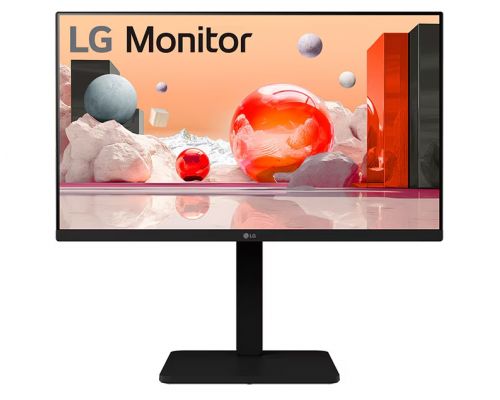 LG 24BA550-B, 23.8" IPS LED AG, 200cd/m2, Full HD 1920x1080, 100Hz, sRGB 95% , D-Sub, Display Port, HDMI, USB 5 Gbps, Speaker 2W x 2, Tilt, Height, Swivel, Pivot, Reader Mode, LG Switch app, Black, image , 2 image