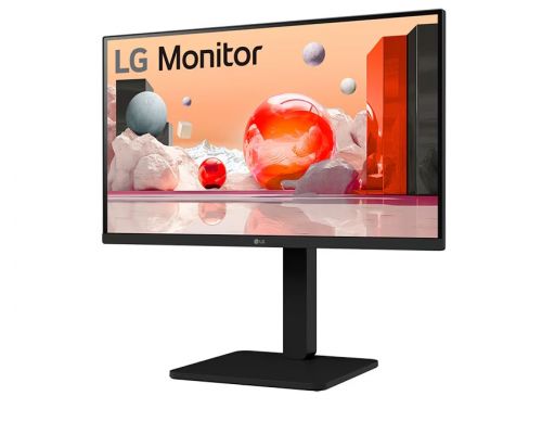 LG 24BA550-B, 23.8" IPS LED AG, 200cd/m2, Full HD 1920x1080, 100Hz, sRGB 95% , D-Sub, Display Port, HDMI, USB 5 Gbps, Speaker 2W x 2, Tilt, Height, Swivel, Pivot, Reader Mode, LG Switch app, Black, image , 3 image