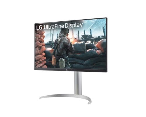LG 27UP650K-W, 27" UHD 4K IPS AG, DCI-P3 95%, UltraFine, 5ms, 1200:1, Mega DFC, 400 cd/m2, 3840x2160, HDR 10, VESA Display HDR 400, HDMI, DisplayPort, Headphone out, Height Adjustable,Pivot Tilt, Reader Mode, image _ab__is.image_number.default
