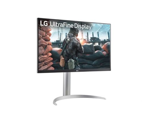 LG 27UP650K-W, 27" UHD 4K IPS AG, DCI-P3 95%, UltraFine, 5ms, 1200:1, Mega DFC, 400 cd/m2, 3840x2160, HDR 10, VESA Display HDR 400, HDMI, DisplayPort, Headphone out, Height Adjustable,Pivot Tilt, Reader Mode, image _ab__is.image_number.default