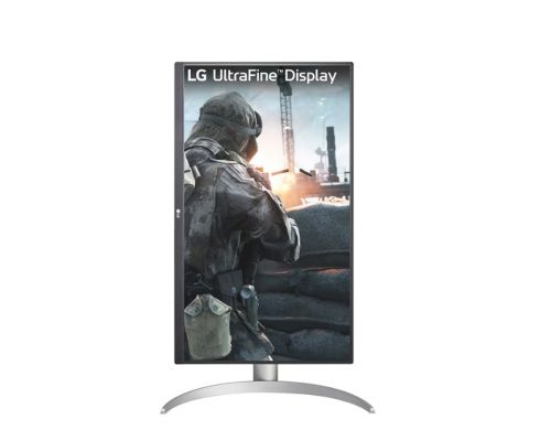 LG 27UP650K-W, 27" UHD 4K IPS AG, DCI-P3 95%, UltraFine, 5ms, 1200:1, Mega DFC, 400 cd/m2, 3840x2160, HDR 10, VESA Display HDR 400, HDMI, DisplayPort, Headphone out, Height Adjustable,Pivot Tilt, Reader Mode, image _ab__is.image_number.default