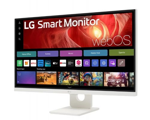 LG 27U731SA-W, 27" IPS Smart webOS23, 5ms, 1000:1, 350cd/m, FHD 3840 x 2160, ThinQ, DCI-P3 90%, HDR 10, HDMI, USB Type-C , Bluetooth, Speacers 5W x 2, Tilt, White, image _ab__is.image_number.default