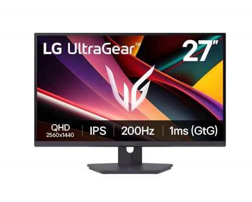 LG 27G610A-B, UltraGear 27" IPS, AG, 1ms (GtG), 200Hz, 1000:1, HDR400, sRGB 99%, 400cd/m2, QHD 2560x1440, NVIDIA G-SYNC, AMD FreeSync, HDMI, DisplayPort, Headphone Out, Reader mode, Tilt, Swivel, Height Adjustable, Pivot, Black, image 