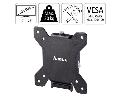 Hama TV Wall Bracket, Tilting, 66 cm (26") up to 30 kg, image , 4 image
