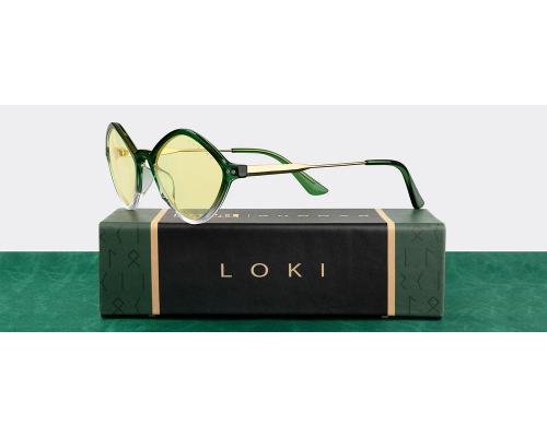 Computer Glasses GUNNAR Loki Asgard Edition - Emerald Gold Amber, image , 6 image