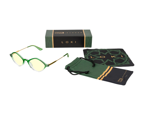 Computer Glasses GUNNAR Loki Asgard Edition - Emerald Gold Amber, image , 5 image