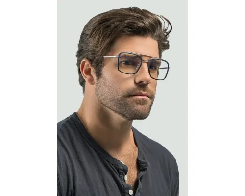 Computer Glasses GUNNAR Baron Silver - Amber, image , 6 image
