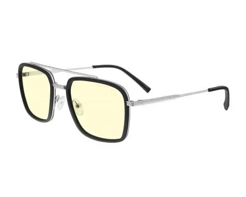 Computer Glasses GUNNAR Baron Silver - Amber, image 