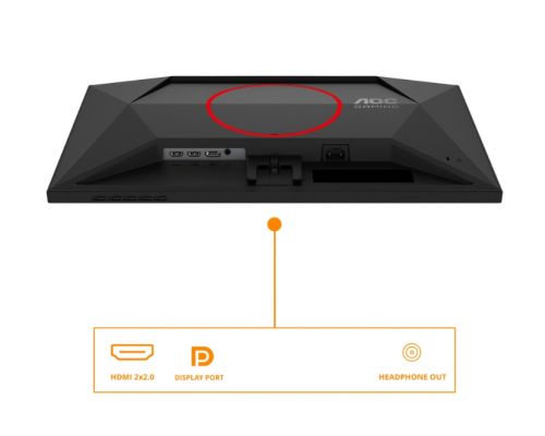 Монитор, AOC 25G4ZR, 24.5" Fast IPS WLED, 1920x1080@260Hz (OC, Native 240Hz), image , 3 image