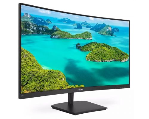 Philips 241E1SCA, 23.6" Curved 1500R VA WLED, 1920x1080@75Hz, 4ms GTG, 250cd/m2, 3000:1, Mega Infinity DCR, FreeSync/Adaptive Sync, FlickerFree, Low Blue Mode, 3Wx2, Tilt, D-SUB, HDMI, image , 2 image