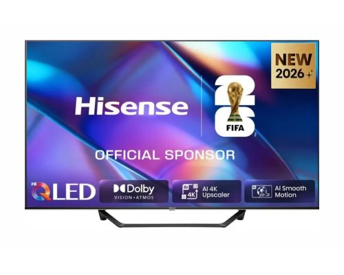 Hisense 43" A7S, 4K Ultra HD 3840x2160, QLED, FALD, Quantum Dot, HDR 10+, HLG, Dolby Vision, Dolby Atmos, Smart TV, WiFi 5GHz, WiFi Direct, BT, Anyview Cast, 3xHDMI, 2xUSB, LAN, CI+, DVB-T2/C/S2, Black, image 