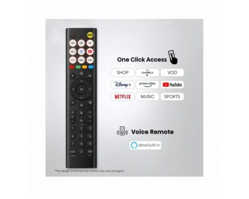 Hisense 43" E7S, 4K Ultra HD 3840x2160, QLED, Quantum Dot, HDR 10+, HLG, Dolby Vision, Light Sensor, Smart TV, WiFi 5GHz, WiFi Direct, BT, Anyview Cast, 3xHDMI, 2xUSB, LAN, CI+, DVB-T2/C/S2, Black, image _ab__is.image_number.default