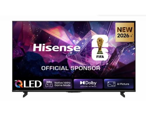 Hisense 55" E7S Pro, 4K Ultra HD 3840x2160, QLED, Quantum Dot, 144Hz, HDR 10+ adaptive, HLG, Dolby Vision, DTS Virtual X, Smart TV, WiFi 5GHz, WiFi Direct, BT, Anyview Cast, 3xHDMI, 2xUSB, LAN, CI+, DVB-T2/C/S2, Black, image 