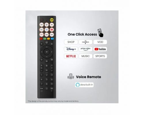 Hisense 65" A6S, 4K Ultra HD 3840x2160, DLED, DFA, Precision Colour, HDR 10+, HLG, Dolby Vision, DTS Virtual X, Smart TV, WiFi, BT, Light Sensor, Gaming Mode, 1xHDMI2 eArc, 3xHDMI, 2xUSB, LAN, CI+, DVB-T2/C/S2, Black, image , 3 image