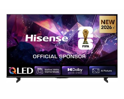 Hisense 65" E7S Pro, 4K Ultra HD 3840x2160, QLED, Quantum Dot, 144Hz, HDR 10+ adaptive, HLG, Dolby Vision, DTS Virtual X, Smart TV, WiFi 5GHz, WiFi Direct, BT, Anyview Cast, 4xHDMI, 2xUSB, LAN, CI+, DVB-T2/C/S2, Black, image 