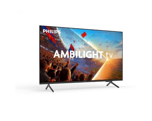 Philips 50PUS8001/12, 50" 4K UHD LED, 3840x2160p, 60Hz, DVB-T/T2/T2-HD/C/S/S2, 3 sided Ambilight, CL+2.0, Perfect Pixel UHD, HDR10, HLG, Titan OS, Dolby Atmos, 3*HDMI, 2*USB, 802.11ac, BT 5.2, Easy Link 3.0, 20W RMS, Black, image _ab__is.image_number.default