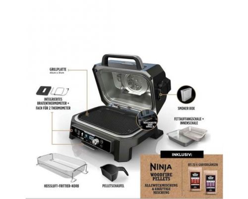 Grill NINJA OG901EU Woodfire Pro Connect XL, image , 7 image