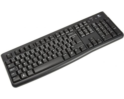Standard keyboard Logitech K120, Black BG/US Layout, image 