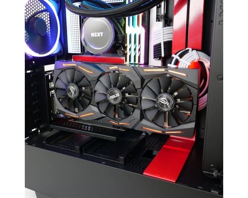 Универсален брекет и кабел за вертикален монтаж за видео карта CableMod PCIe x16, 1x DisplayPort, 1x HDMI кабел, image _ab__is.image_number.default