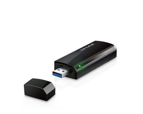 Wireless Adapter TP-LINK Archer T4U, AC 1300, Dual band, USB 3.0, built-in antenna, image 