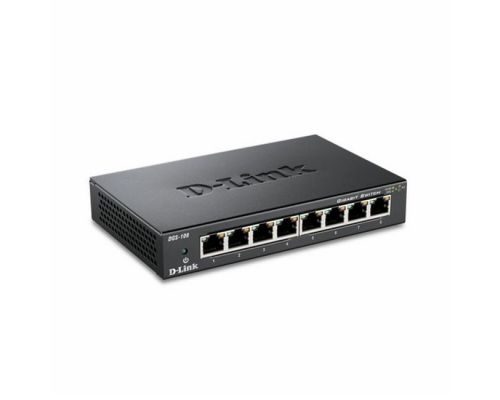 Суич D-Link DGS-108/E, 8 портов, 10/100/1000, Gigabit, метален корпус, image _ab__is.image_number.default