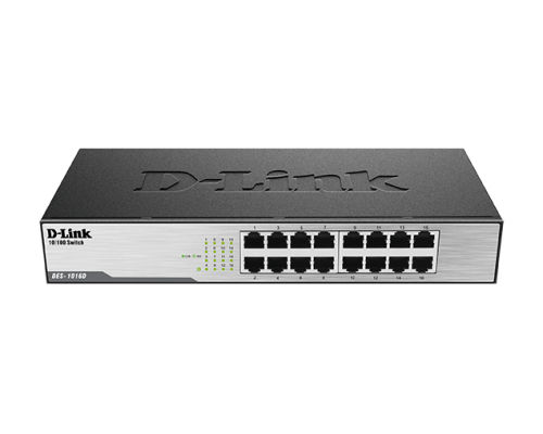 Switch D-Link DES-1016D/E, 16 -port 10/100, Desktop, rack mount, image 