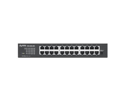 Суич ZYXEL GS1100-24E, 24 портов, Gigabit, за монтаж в шкаф, image _ab__is.image_number.default