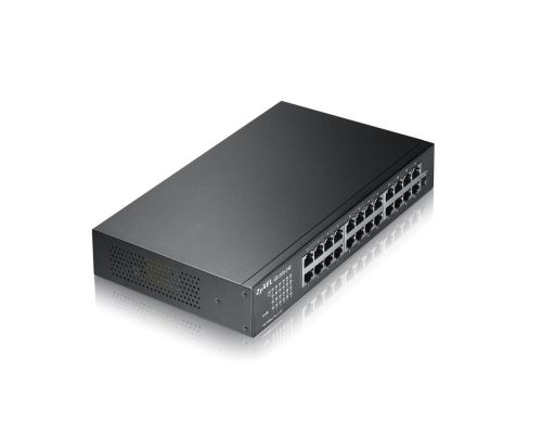 Суич ZYXEL GS1100-24E, 24 портов, Gigabit, за монтаж в шкаф, image _ab__is.image_number.default