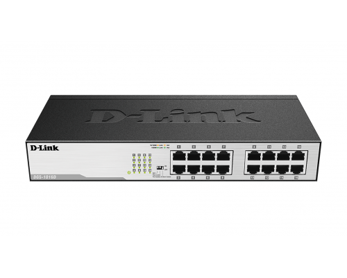 Суич D-Link DGS-1016D/E, 16 портов 10/100/1000, Desktop, rack mount, image 