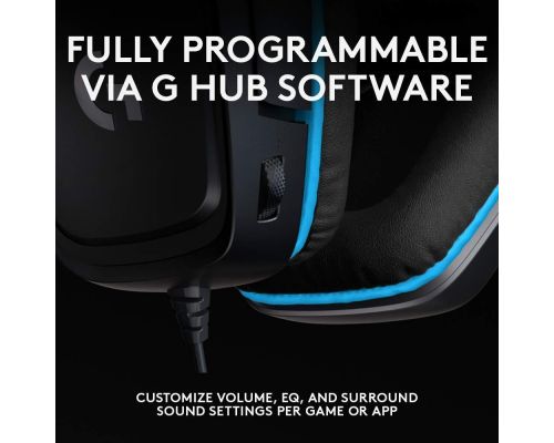 Геймърски слушалки Logitech G432, Микрофон, Черни, image _ab__is.image_number.default